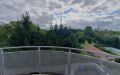 Blick vom Balkon