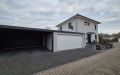 Doppelcarport und Garage