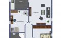 Grundriss Wohnung Obergeschoss